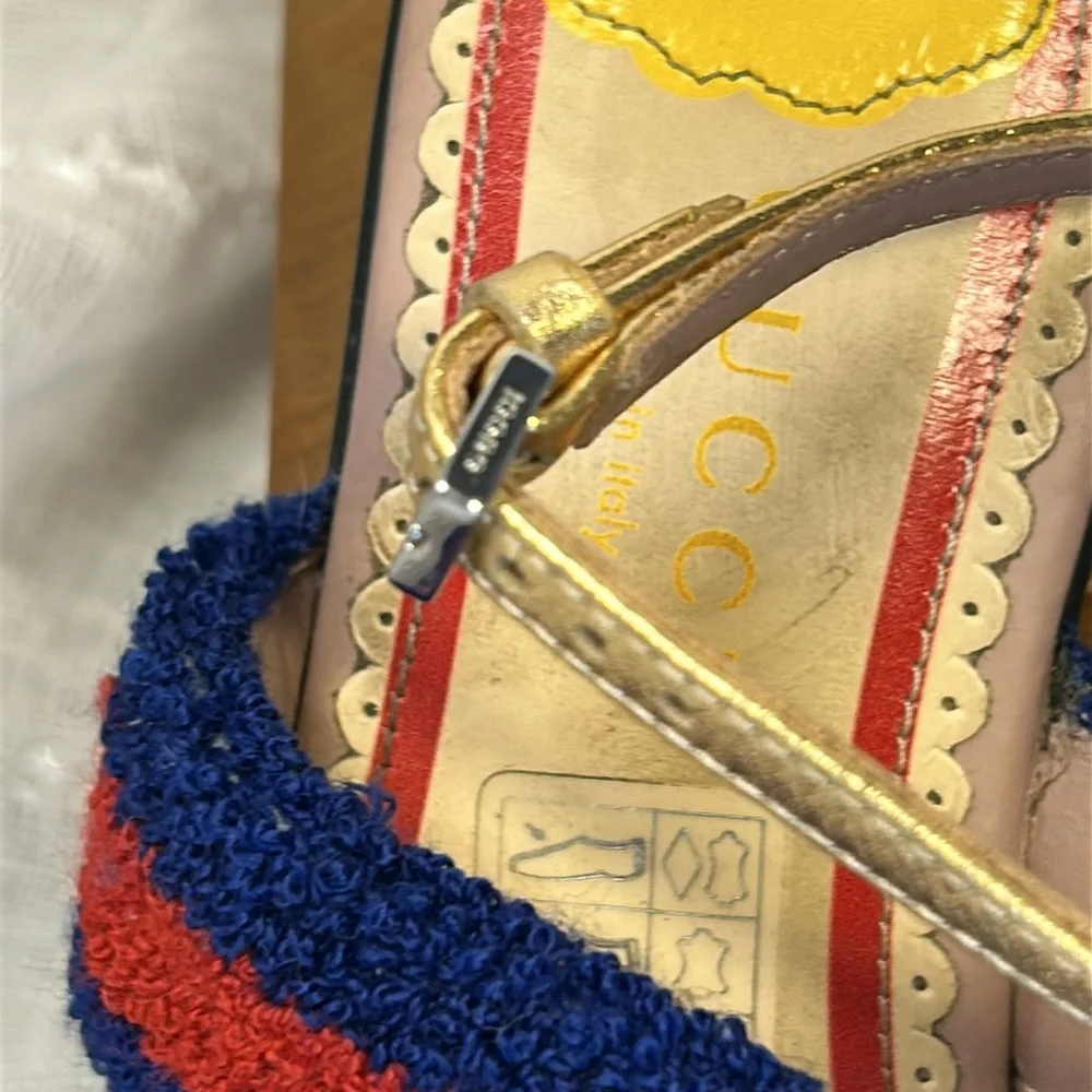 Gucci Colorful Strappy Sandals